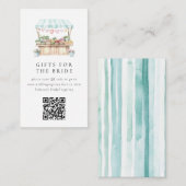 Carte D'accompagnement Baby Shower Fraîchement Sorti du Marché (Devant / Derrière)