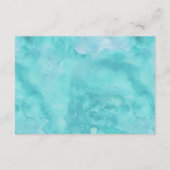 Carte D'accompagnement Baby shower Garçon Citrouille Aquarelle Apportez u (Dos)