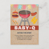 Carte D'accompagnement Baby shower Grill pour bébé (Devant)