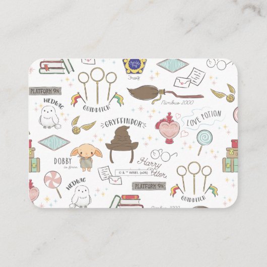 Carte D'accompagnement Baby shower Harry Potter simple (Dos)