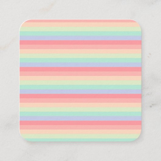 Carte D'accompagnement Baby shower lapin aux oeufs de Pâques Pastel (Dos)