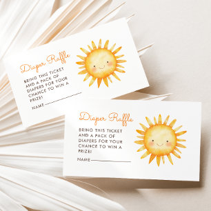 Carte D'accompagnement Baby Shower Little Ray of Sunshine Tirage de Couch