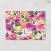 Carte D'accompagnement Baby shower Maman Et Bébé Lamb Déchets Raffle (Dos)