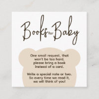 Baby shower minimaliste simple à l'ours Demande de