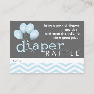 Carte D'accompagnement Baby shower moderne Refroidissement Billet Inserti