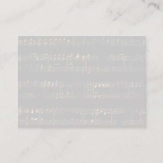 Carte D'accompagnement Baby shower musical Apportez une notice (Dos)