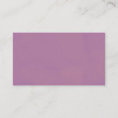 Carte D'accompagnement Baby shower papillon fleuri pourpre (Dos)