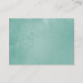 Carte D'accompagnement Baby shower Pastel Blush Greenery Demande de réser (Dos)
