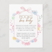 Carte D'accompagnement Baby shower Pastel Winter Wonderland Demande de ré (Devant)