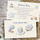 Carte D'accompagnement Baby shower pour bébé Adventure Boy Demande de rés
