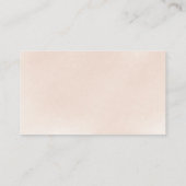 Carte D'accompagnement Baby shower Rose Rose Dusty Classic Demande de rés (Dos)