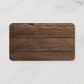 Carte D'accompagnement Baby shower rose rustique tombole de couche de  (Dos)