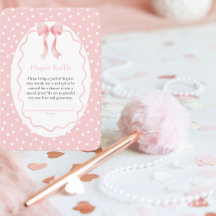 Baby Shower Ruban Rose Points Bébé Fille Tirage Co