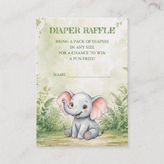 Carte D'accompagnement Baby Shower Sauvageonne - Tirage au sort des couch