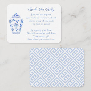Carte D'accompagnement Baby shower Simple Et Élégant De Ginger Jar Apport
