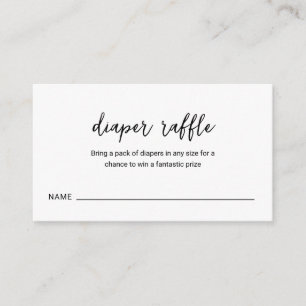 Carte D'accompagnement Baby shower simple minimaliste de la barbe moderne