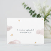 Carte D'accompagnement Baby shower Sweet Dreams (Debout devant)