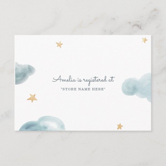 Carte D'accompagnement Baby shower Sweet Dreams (Devant)