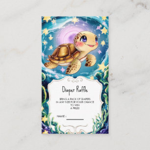 Carte D'accompagnement Baby shower tortue