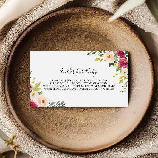 Carte D'accompagnement Baby shower vert rose pâle Demande de réservation