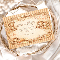 Baby-Shower Vintage Café Tirage au Sort de Couches