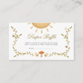 Carte D'accompagnement Baby shower vintage Déchets (Devant)