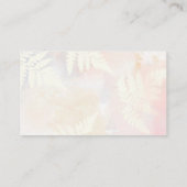 Carte D'accompagnement Baby showers de  de Citrouille rose pâle pour bébé (Dos)