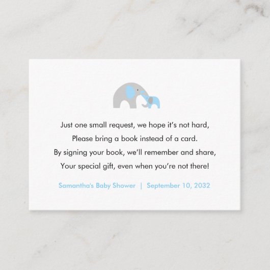 Carte D'accompagnement Baby showers pour bébé (Devant)