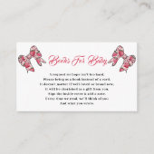 Carte D'accompagnement Baie Premier anniversaire Strawberry Rose pâle 1 a (Devant)