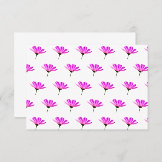 Carte D'accompagnement Baise rose (Devant / Derrière)