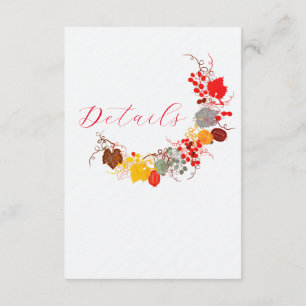 Carte D'accompagnement Baiser Français Fleurs de Raisin de Baie Douce Mar