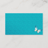 Carte D'accompagnement Baisers à papillon baby showers pour bébé Enclos (Dos)