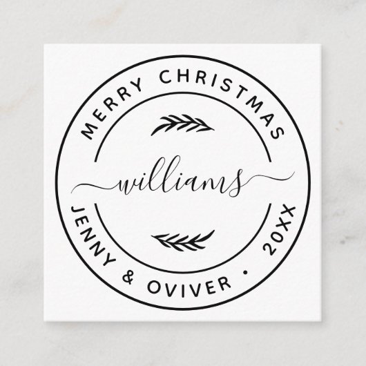 Carte D'accompagnement Balise Créer votre propre préférence ronde Feuille (Devant)