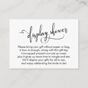 Carte D'accompagnement Balise de Fête des mariées d'affichage élégant noi