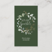 Carte D'accompagnement Balise mariage Sparkler, Sparkler Envoyer des étiq (Devant)