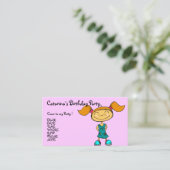 Carte D'accompagnement Ballerina Girl - Customisée (Debout devant)