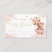 Carte D'accompagnement Ballons Devinez combien de Graham Tickets (Devant)