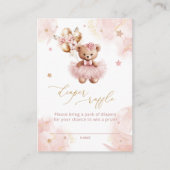 Carte D'accompagnement Ballons Teddy Bear Déchets Raffle Billets (Devant)