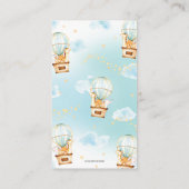 Carte D'accompagnement Balloon à air chaud Jungle Animaux Petit Refus de  (Dos)