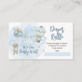 Carte D'accompagnement Balloons Ours Teddy Garçon Bearly Wait Diaper Raff (Devant)