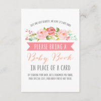 Bannière rose Baby Book | BABY SHOWER
