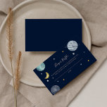 Carte D'accompagnement Barre de couches du Baby shower spatial<br><div class="desc">Créez un Baby shower moderne Outer Space Planet carte d'enceinte de tombola de couche de tombola. Cette carte de boîtier en baby shower mignon et nerveux est idéale pour organiser une soirée sur le thème de l'espace extra-atmosphérique pour la future maman. Ajoutez les détails à la carte en cliquant sur...</div>