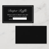 Carte D'accompagnement Barre minimaliste blanche moderne (Devant / Derrière)