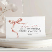 Carte D'accompagnement Barreau Mocha Bow