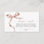 Carte D'accompagnement Barreau Mocha Bow (Devant)