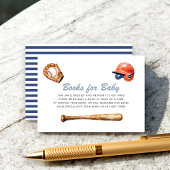 Carte D'accompagnement Baseball Books for Baby Card