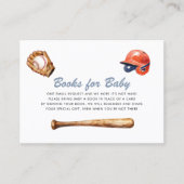 Carte D'accompagnement Baseball Books for Baby Card (Devant)