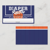 Carte D'accompagnement Basket-ball Baby shower Déchets Raffle Billets (Devant / Derrière)