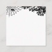 Carte D'accompagnement Bat d'Halloween mignonne (Dos)