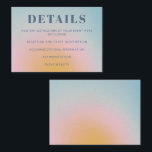 Carte D'accompagnement Bat mitzvah bleu clair rétro<br><div class="desc">Carte de boîtier Bat mitzvah Retro Céleste Bleu Gradient</div>